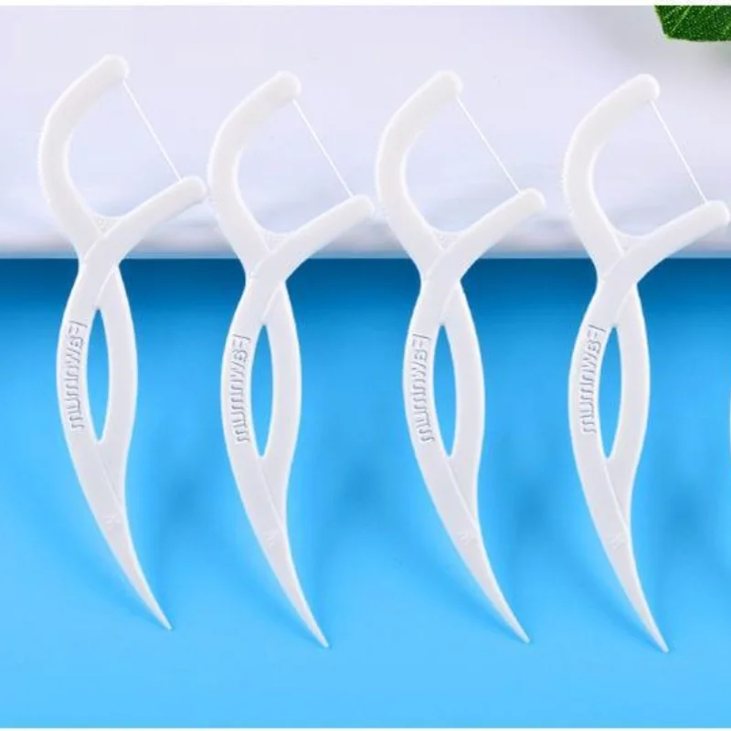 YS00060-1000 pieces of floss picks, tooth picks, tooth cleaning interdental brushes, disposable oral hygiene care