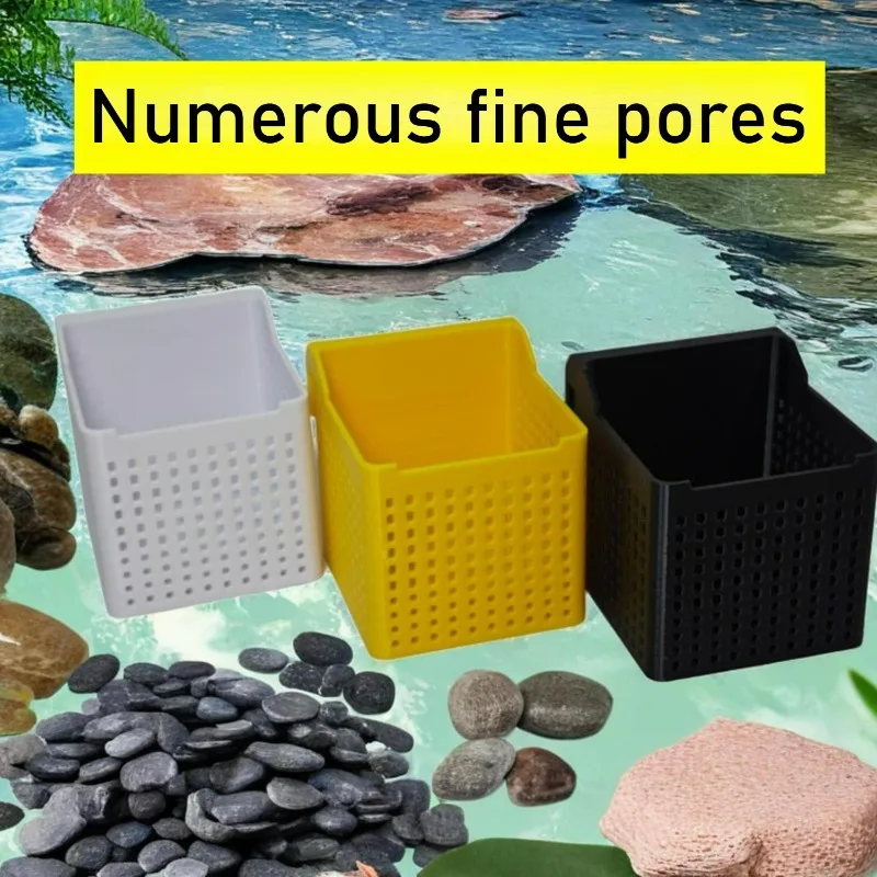 Heavy Duty Hang On Fish Tank Water Change Dispenser Buffer Filter Box Aquarium Flow Diffuser Protect Aquascape Water Impact