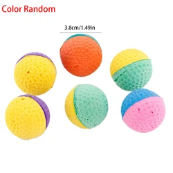 1PC Pet Toys Latex Ball Cat Toy Foam Ball  Kitten Playing Cats Ball Toy(Color random shipment)