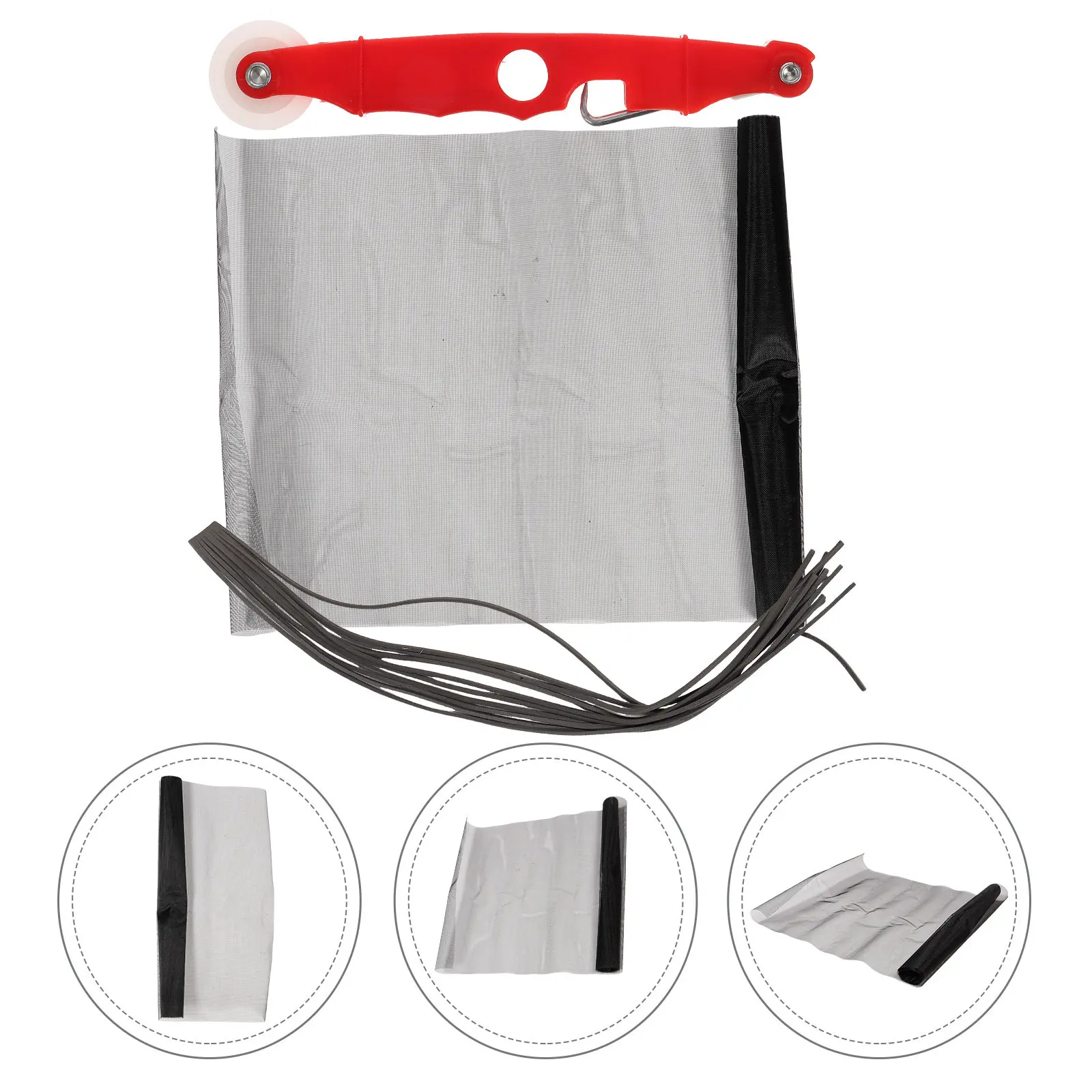 

1Set DIY Window Screen Mesh Replacement Strong Plastic Mesh Design for Mosquito Prevention Home Use Screen for Door Window