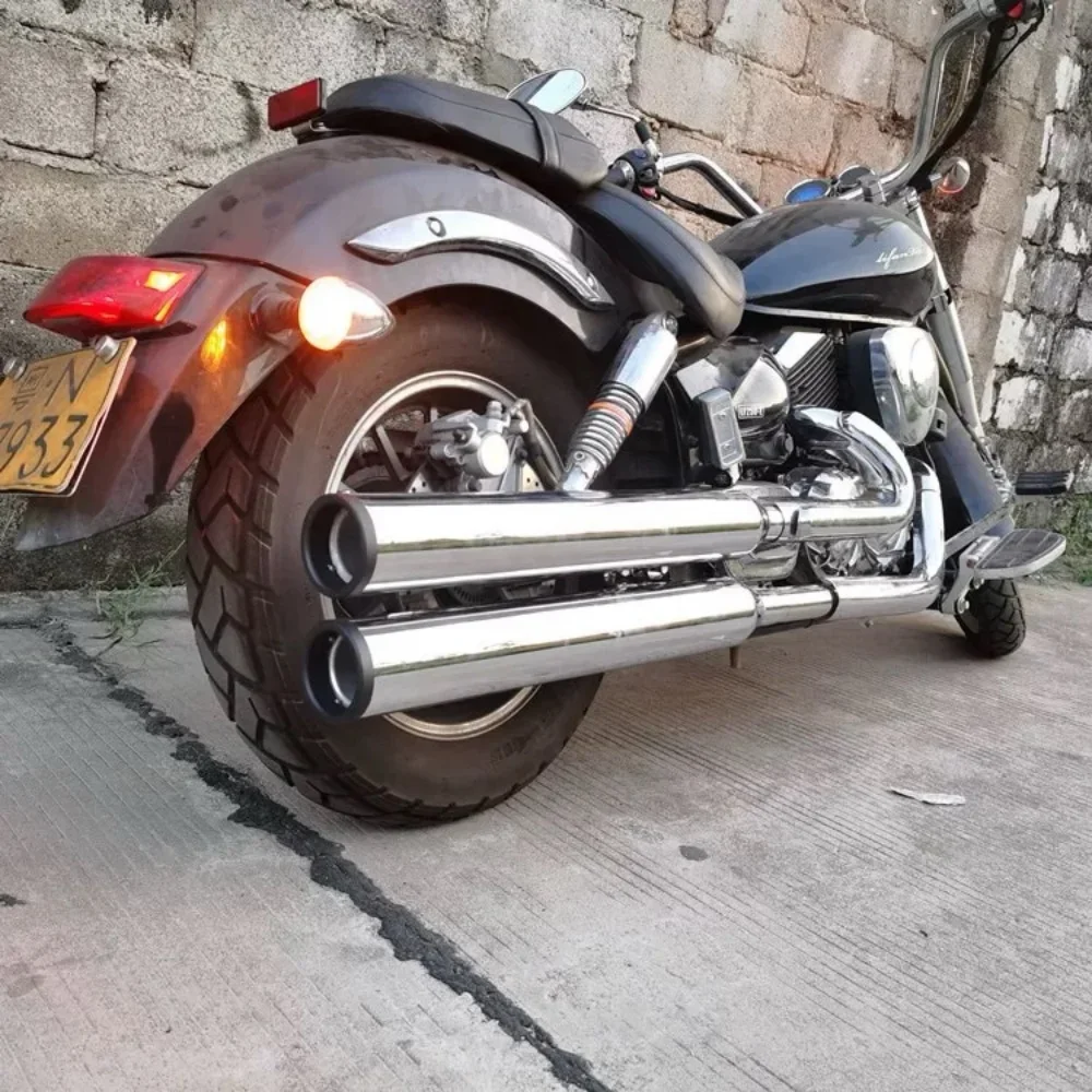 Good Quality For Lifan V16 custom exhaust pipe custom victory Reinhardt exhaust pipe deep and thick horseshoe for lifan v 16