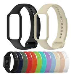 Correa de silicona para xiaomi mi Band 8, repuesto de pulsera deportiva, reloj activo