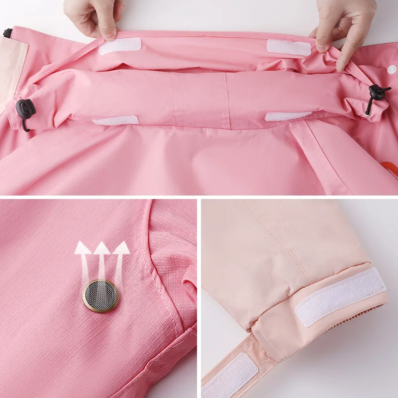 Outdoor Riding Reflective Raincoat Adult Men's and Women's Double-Layer Split Raincoat Rain Pants Suit