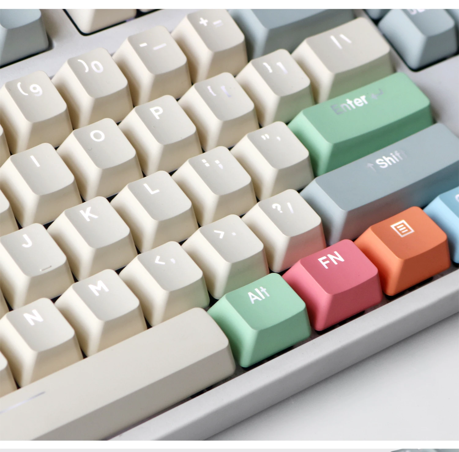 

Cheese cheese transparent keycap, high content PBT heavy material, can be adapted to 68 75 84 87 98 104