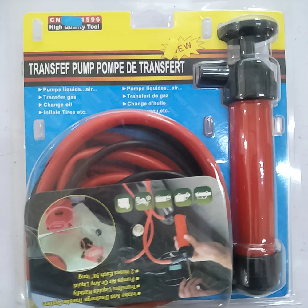 1 Set Manual Siphon Pump For Oil Water Transfer Hand Pump For Lawn Mower Motorcycle Yacht Fuel Oil Sucker Pumping Unit