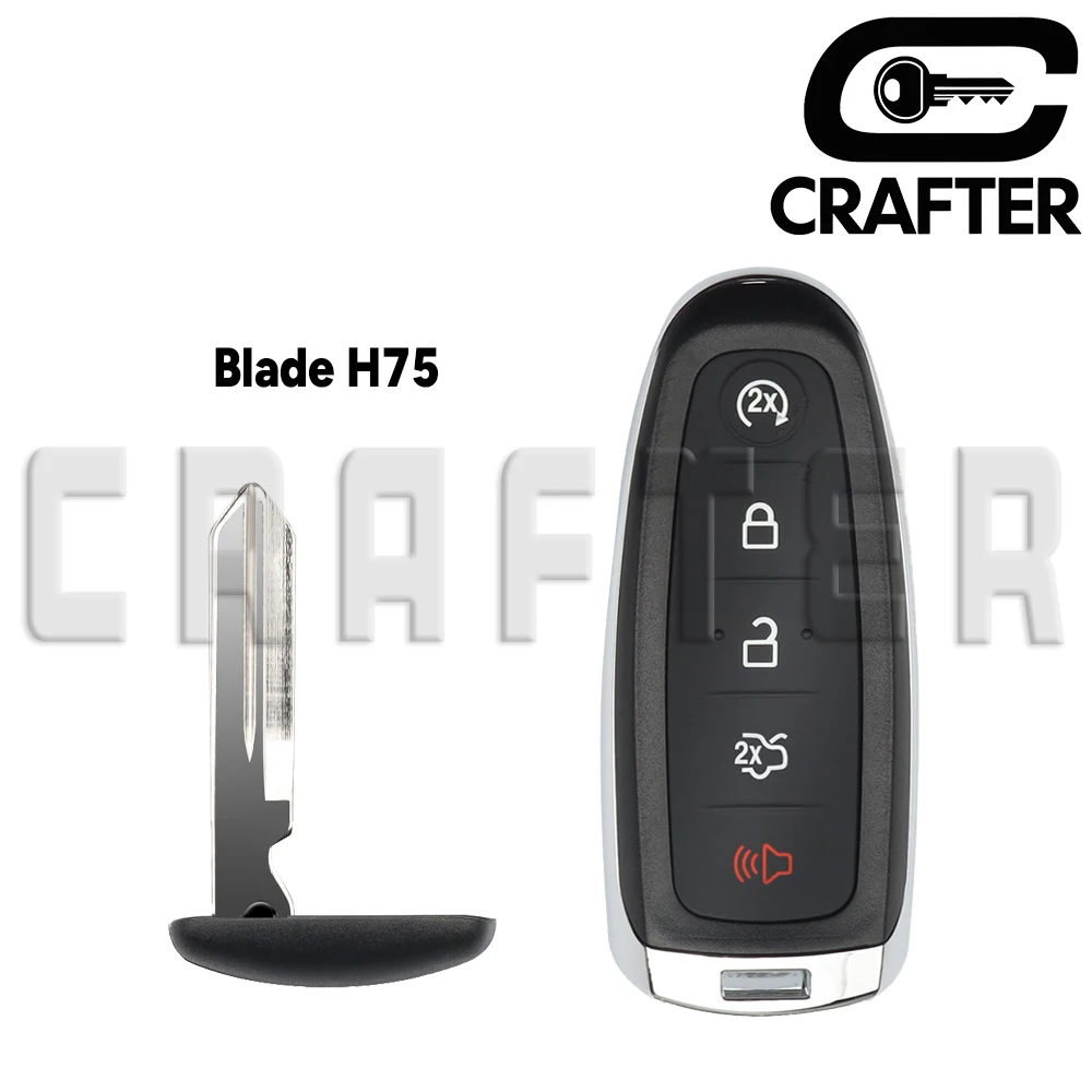 

Ключ Crafters M3N5WY8609 315/433 МГц ID46 CHIP умный автомобильный ключ для Ford Explorer Edge Flex C-max Taurus умный ключ управления замена