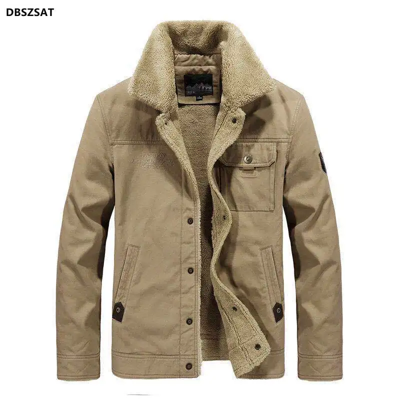 Military Jackets Tactical Men\'s Fashion Coat 2023 Winter Jacket Clothing Air Force Pilot Clothing Thickened Warm Male Jackets