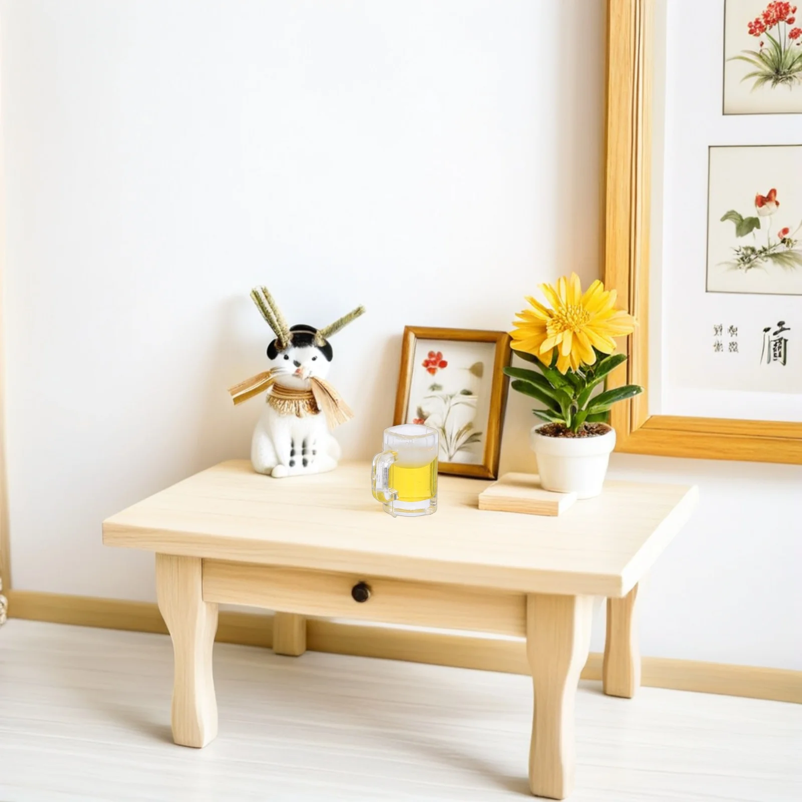 

30 Pcs Beer Mug Model Cup Ornaments Dollhouse Wine Goblet Martini Party Accessories Cute Mini Bottles