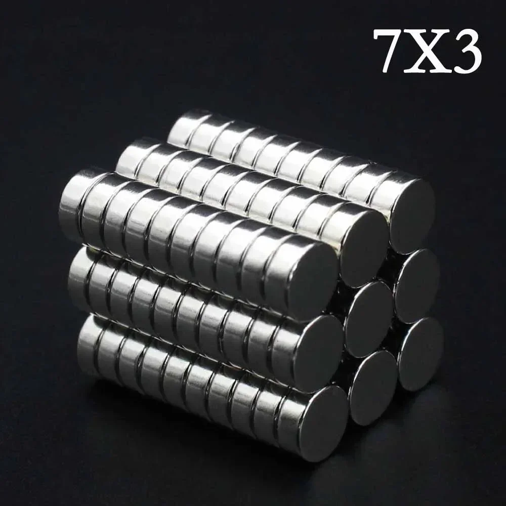 10/20/30/40/50Pcs 7x3 Neodymium Magnet 7mm x 3mm N35 NdFeB Round Super Powerful Strong Permanent Magnetic imanes Disc