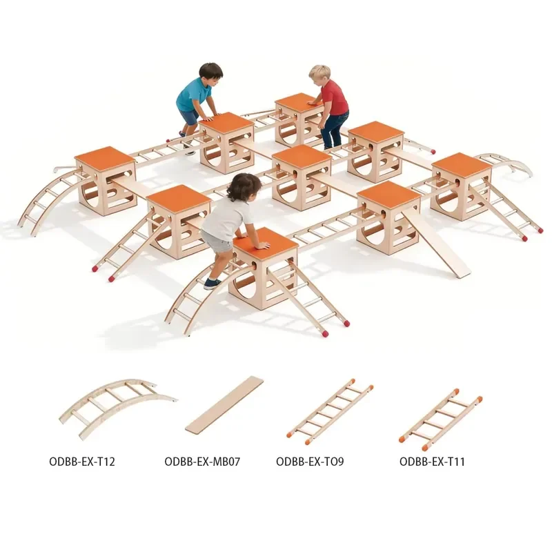 for Outdoor Park Playground Aluminum Material Children Sensory Play Balance Gym Training Equipment For Preschool Kindergarten