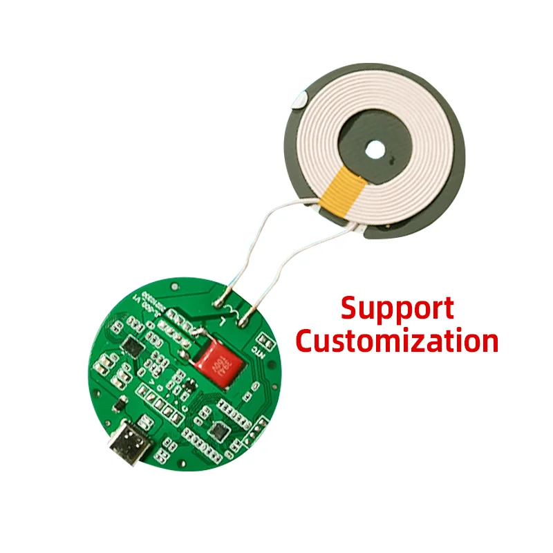 50PCS High Power Wireless Charging Circuit Board Module Pcbapcb Manufacturer's Transmitter/Receiver For Convenient Charging