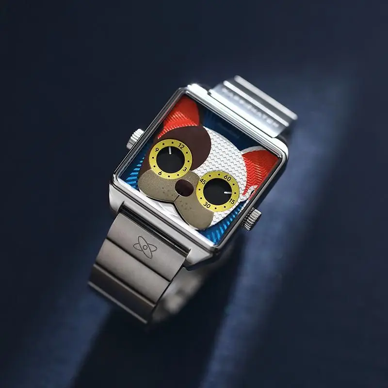 นาฬิกาคู่รัก Happie Watch นาฬิกาผู้ชายสไตล์ธุรกิจ นาฬิกาแฟชั่นแบบอนาล็อก นาฬิกาควอตซ์ผู้หญิง