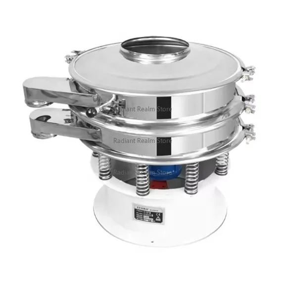 Rotary Vibration Screening Machine Double-Layer Particle Vibrating Screen