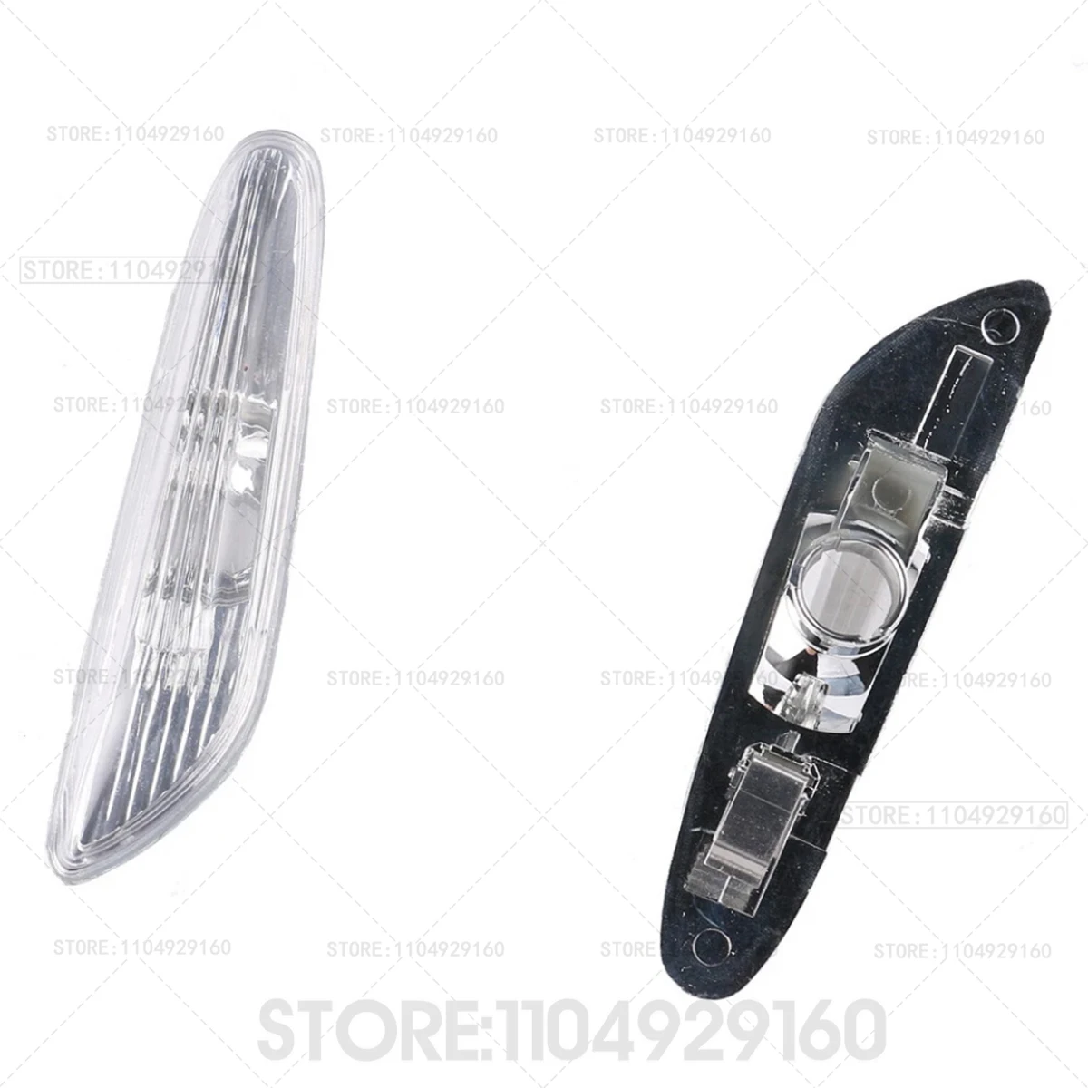 2004-2010 BMW 525i 528i 350i 535i 545i 550i M5 (E60 E61) サイドマーカーライトターンシグナルインジケーター 63137165741 63137165742