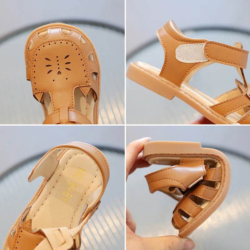 Boys Beach Sandals Girls Shoes Summer Fashion Baby Girl Sandals 1-6 Year