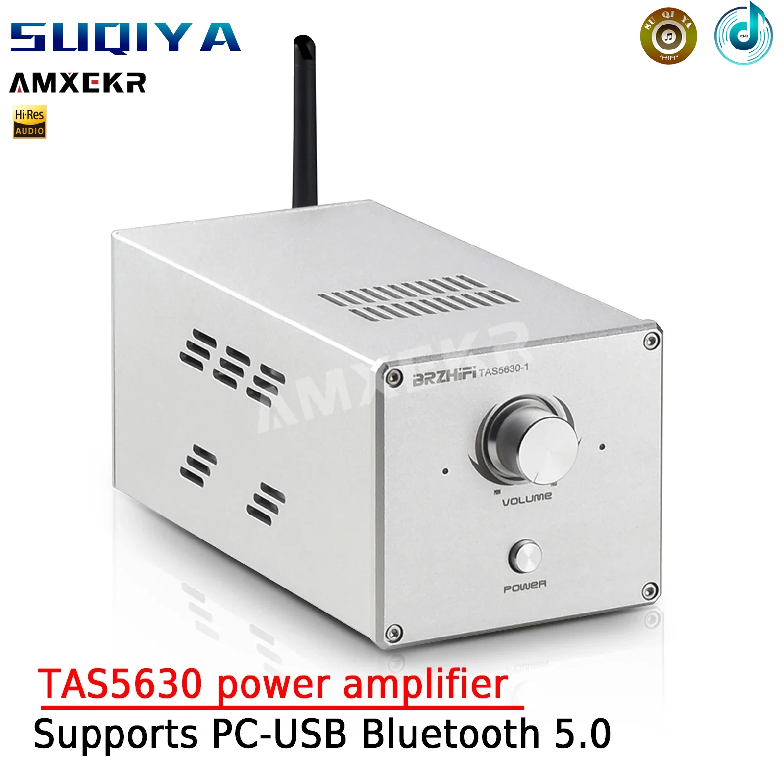 

AMXEKR TAS5630 Power Amplifier Supports PC-USB Bluetooth 5.0 Independent Decoding of High-power Home Stereo