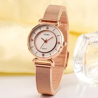 SKMEI 1330 Luxury Stainless Steel Girl Womens Wristwatches Quartz Watch for Women Waterproof Clock Ladies Female Reloj Mujer