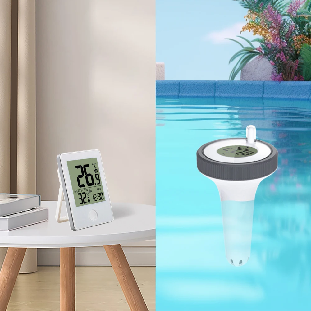 Digital Swimming Pool Thermometer Floating Outdoor Floating Thermometers Used For Swimming Pool Bathrooms Aquarium