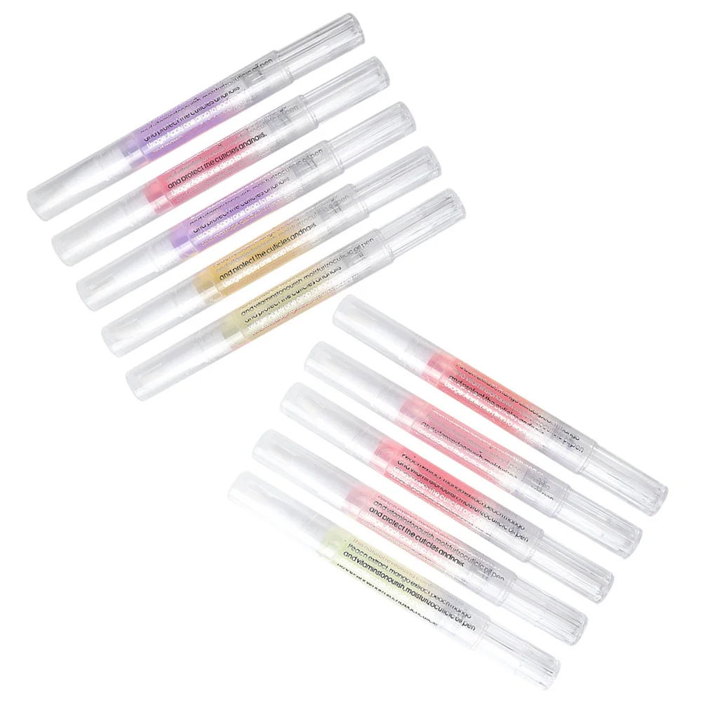 10 قطع من قلم تلميع تغذية الأظافر بالزيت العطري لإصلاح البشرة وأقلام زيت الأظافر المنزلية #6