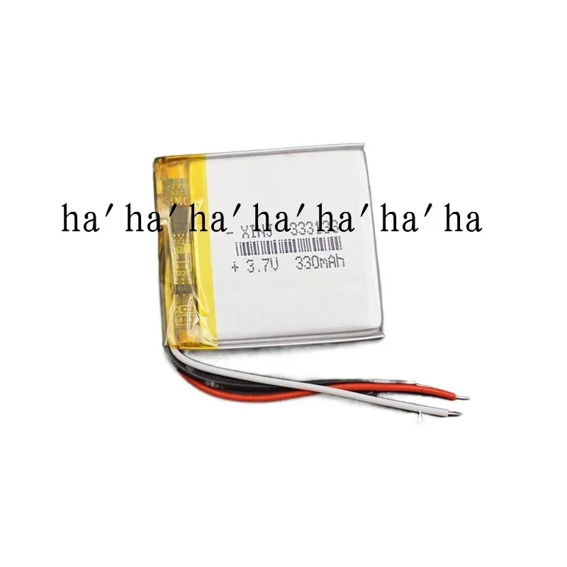 10PCs 3.7V 330mAh Polymer 3-wires thermistor Li battery 333133   for GPS dashcam zm