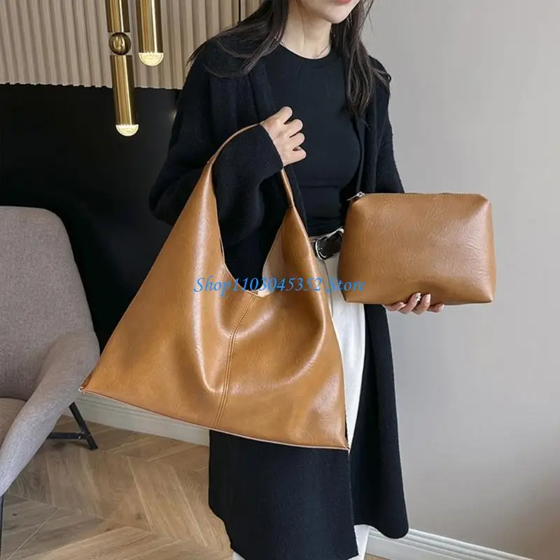 

A3PE Casual Women's Underarm Bag Soft PU Leather Handbag Purse Large Capacity Shoulder Purses For Various Occasion