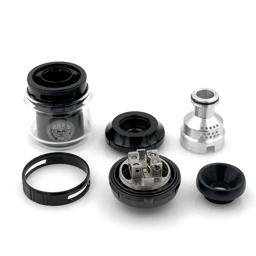 Runvape Zeus x RTA 25มม. ตัวทำละอองน้ำขนาด4.5มล. 810หัวหยด Delrin กันลมรั่วสำหรับด้าย510