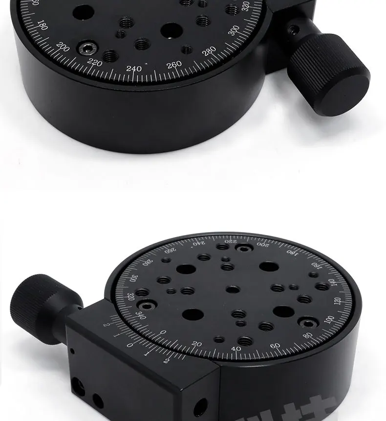 제품 - 360도 회전 인덱싱 디스크 수동 미세 조정 변위 정렬 플랫폼