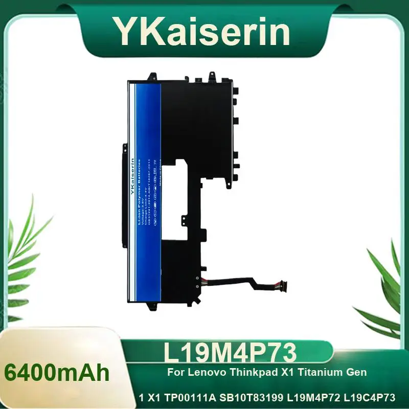 Notebook Battery L19M4P73 6400mAh For Lenovo Thinkpad X1 Titanium Gen 1 X1 TP00111A SB10T83199 L19M4P72 L19C4P73