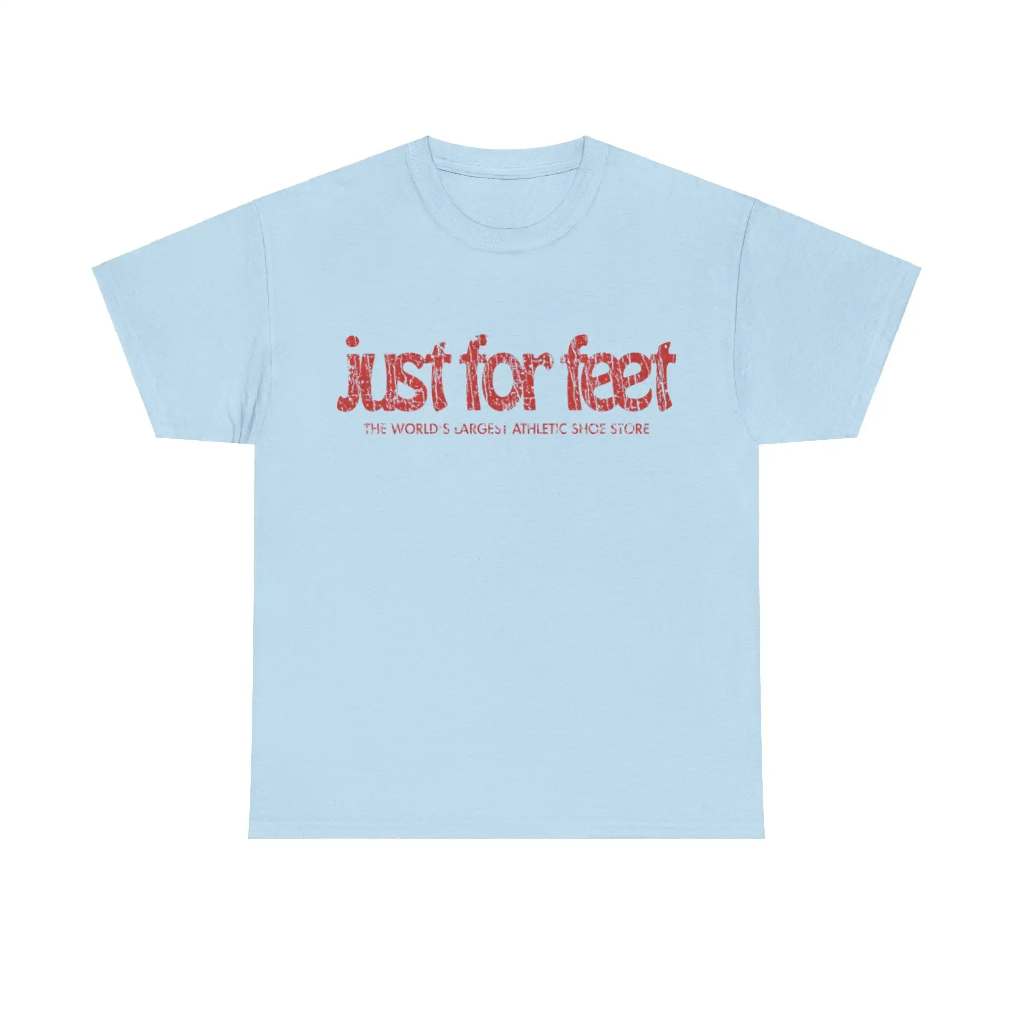 Just For Feet 1977 Retail Store Distressed Print T-shirt