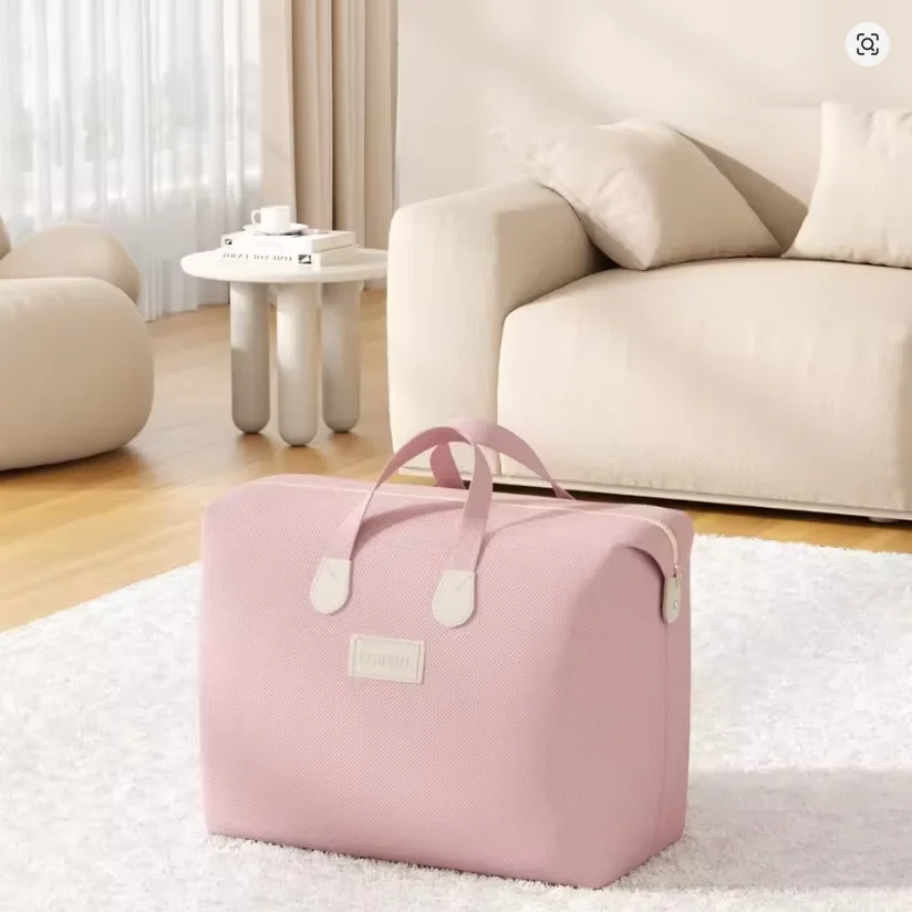 กระเป๋าจัดเก็บของขนาดใหญ่พับได้ สำหรับเสื้อผ้า ผ้าปูที่นอน ทนทานต่อการใช้งาน หลายขนาด เหมาะสำหรับการเดินทาง