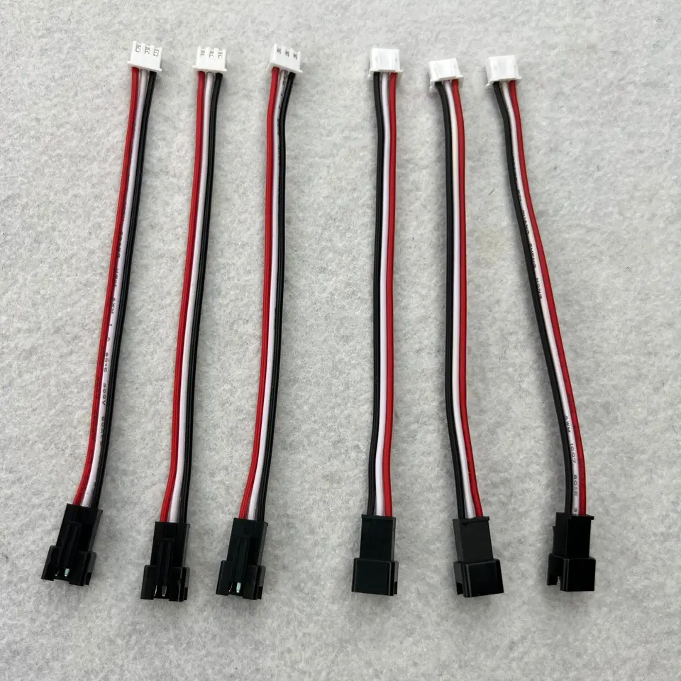 3Pin JST XH 2.54mm Female Connector to 3Pin JST SM Male Connector