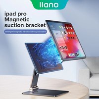 Llano iPad Tablets Magnetic Aluminium Stand Desktop Stand 360° Rotate and Adjustable Angle Fo Tablets/Pads P8 for 10.9-11inch