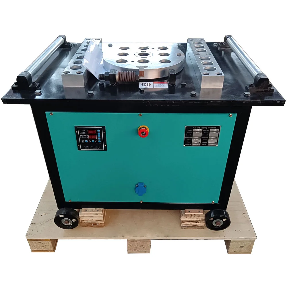 

Electric Bend Machine for Rebar and Round Steel bar Steel Bender Pipe Tube Bending Machine Rebar Wrought Circle Bending Machine