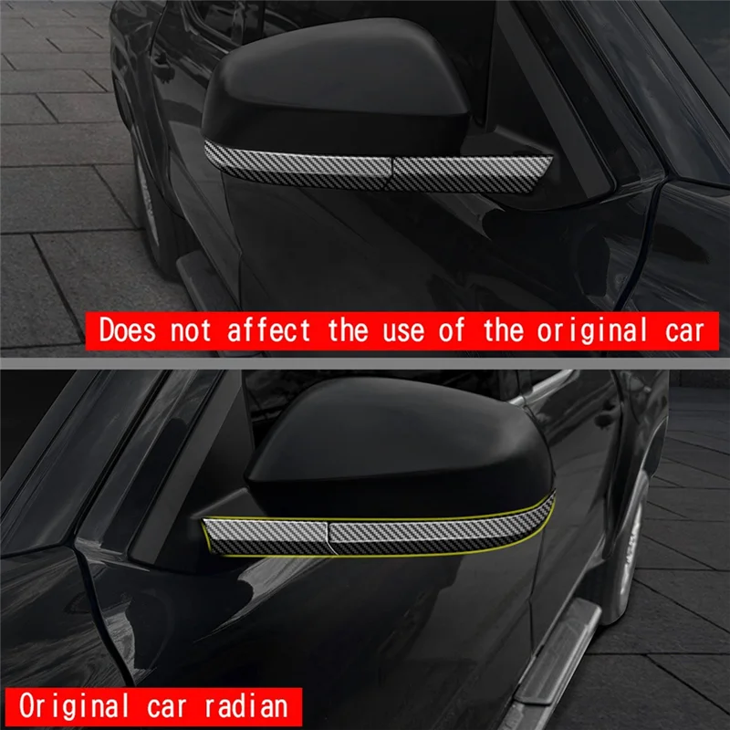 

Надежные наклейки на боковое зеркало заднего вида для Toyota TACOMA 2024, внешние детали автомобиля из углеродного волокна