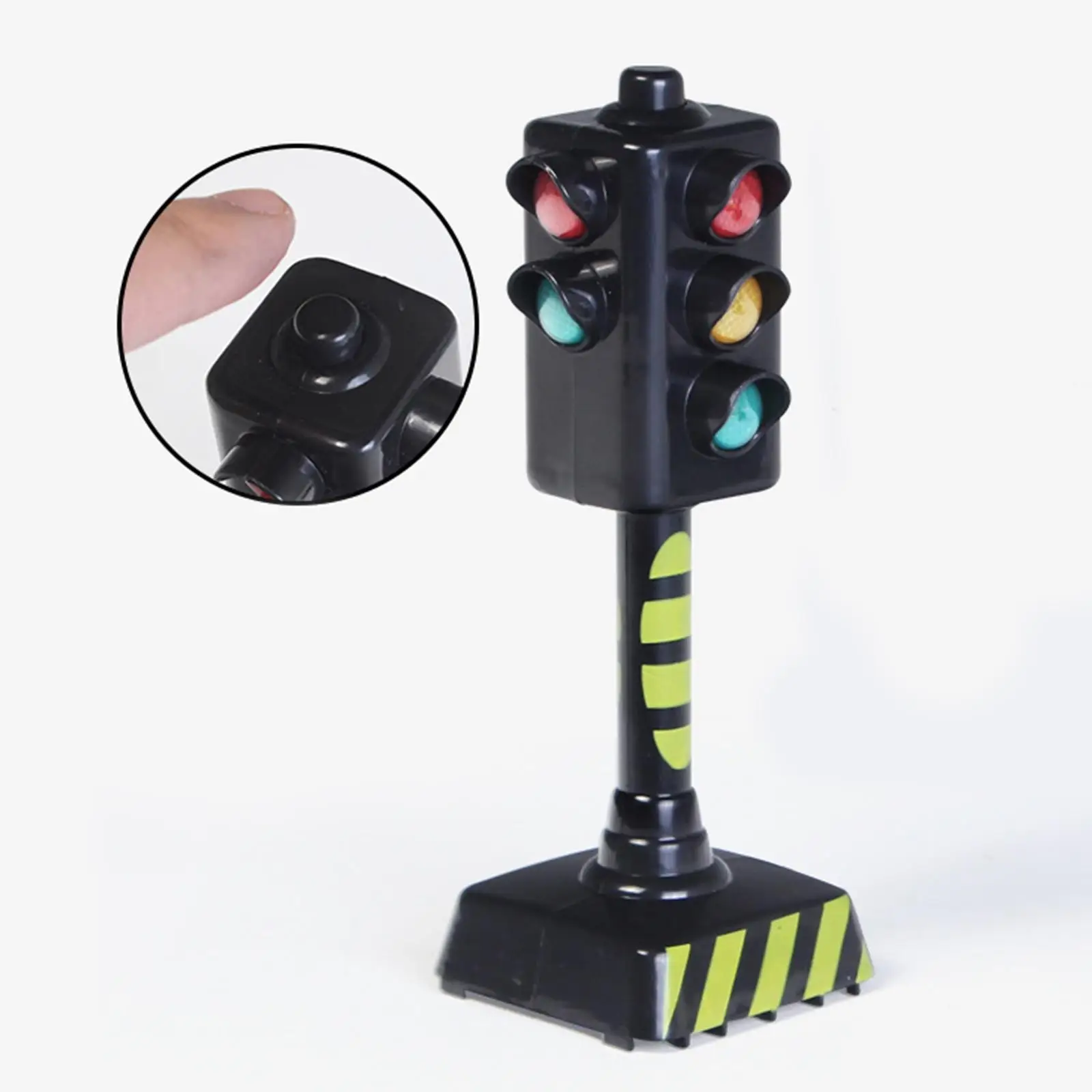 

Electric Traffic Light Toy with Music LED Pretend Play Toy Traffic Lamp Stop Light Crossing Walk LED Lamp for Children Kids