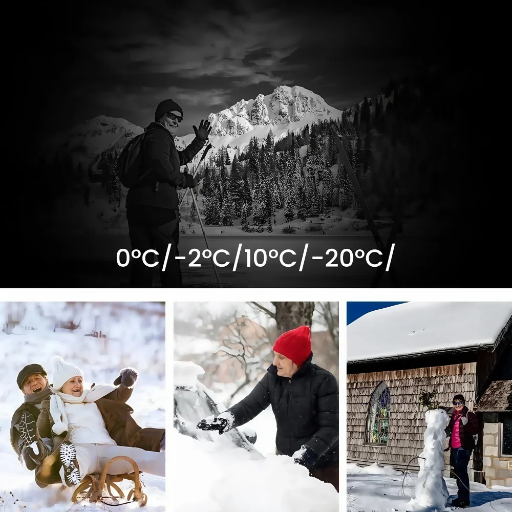 28 Areas Men Women's Heating Jacket Winter USB Heated Jackets Smart Heated Clothing Ski Camping Waterproof Warm Self Heating view 6