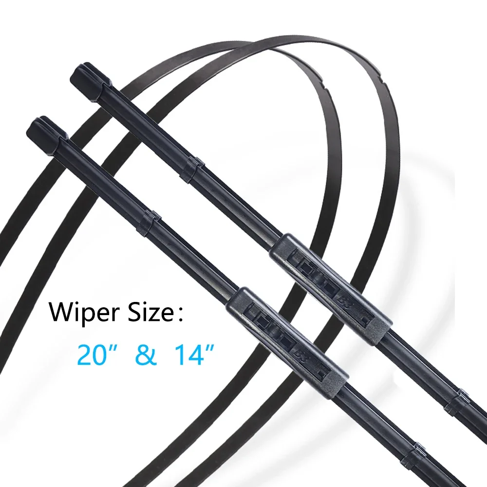 Car Wiper Blade For Renault Twingo 3 III MK3 2015~2023 2022 2021 2020 Window Windshield Strip Refill Auto Spare Part Accessories
