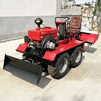 Crawler Type Multifunctional Rotary Tiller diesel Engine 25Hp/35 Hp Cultivator Mini Agricultural Tractor Hot Selling
