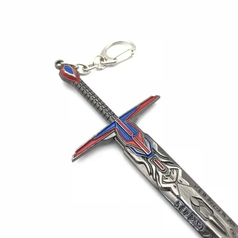 Film Peripheral Transformers Optimus Prime Arms Star Saber Key Chain Decorative Pendant Accessories Keyring Fans Collect Gifts