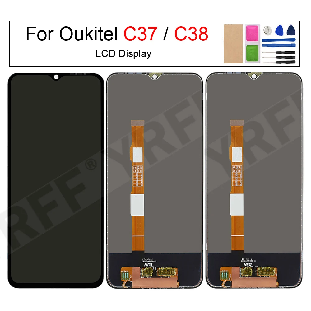 

Touch Screen Digitizer Assembly for oukitel C38 C37 LCD Display, LCD Screen Replacement Part