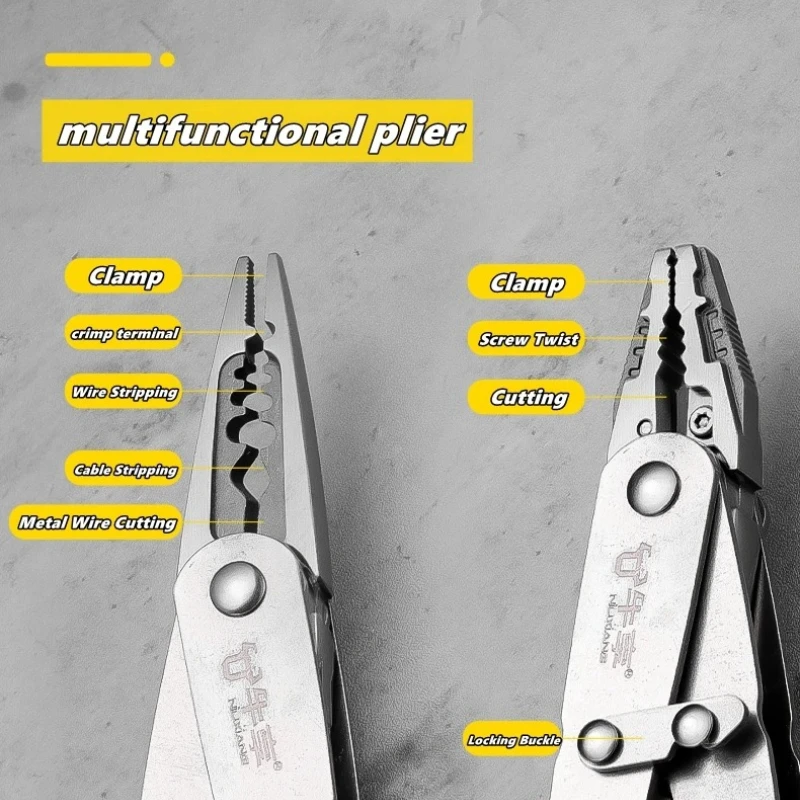 

Multifunctional 2 in 1 Wire Cutters Plier High Performance Practical Tools Pliers Needle Nose Pliers Electrician Wire strippers