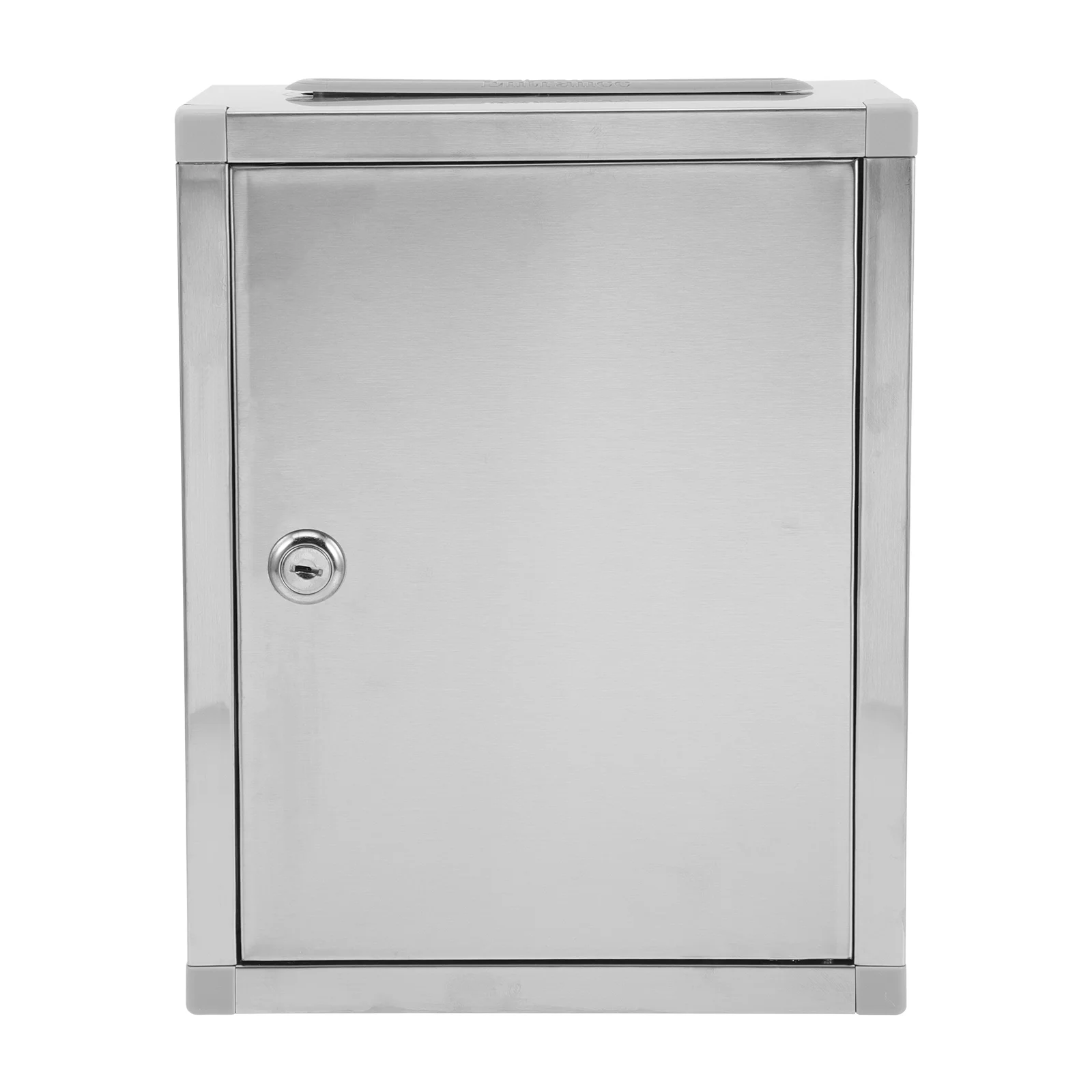 Wall Mount Mailboxes Stainless Steel for outside Letter Post Container Wall- Mounted Office