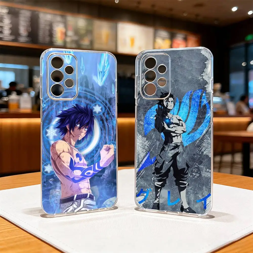 

Anime Fairy Tail G-Gray Phone Case For Samsung S25,S24,S21,S22,S23,S30,Ultra,S20,Plus,Fe Transparent Cover