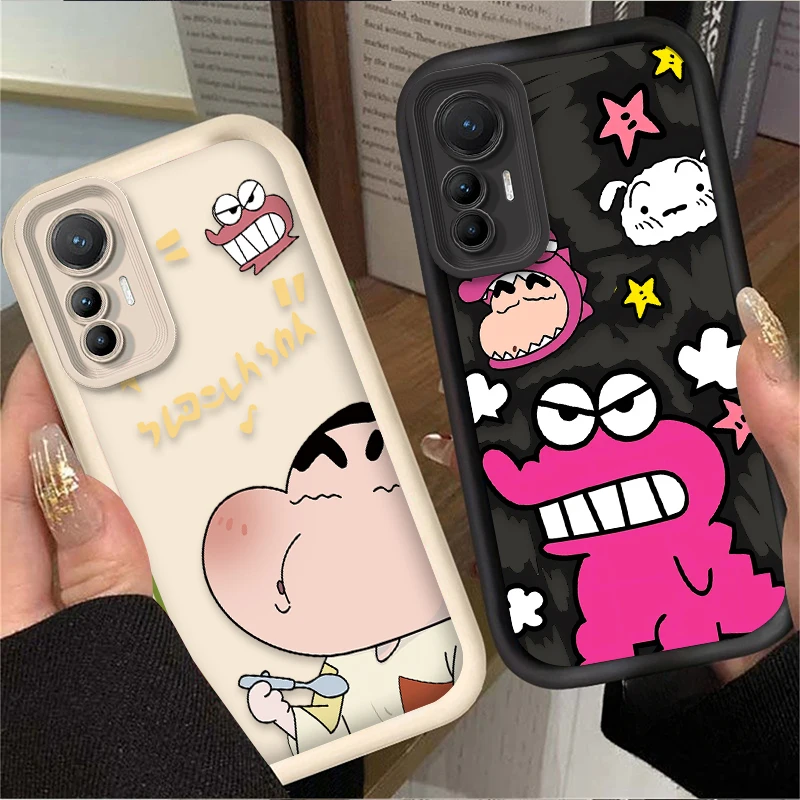 Shin Nohara Cartoon Shockproof Case For Xiaomi Mi 17 Pro Max 15 Ultra 14 13 12 12X 12S 11 Lite 5G NE 15T 14T 13T 12T 11T Pro view 2