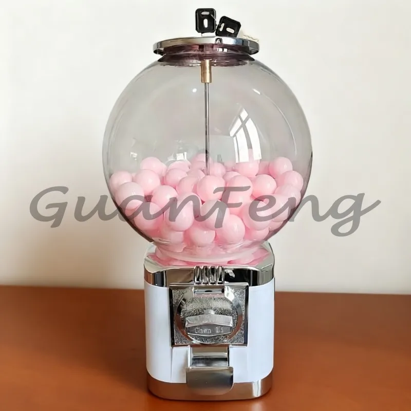 Movable Small Commercial Twist Egg Machine Elastic Ball Dispenser No Coin Insertion Direct Twist For Retail Store