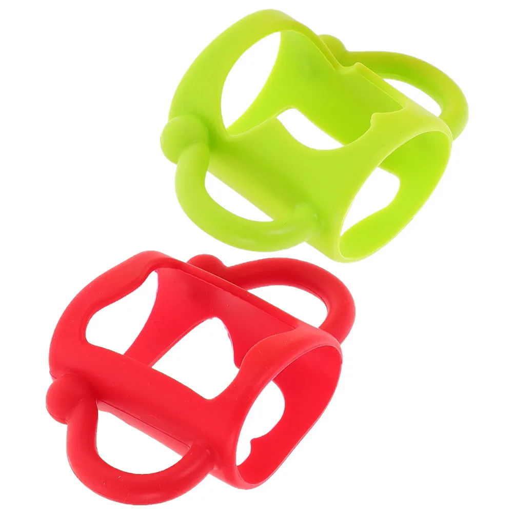 

2Pcs Baby Bottle Handles Soft Silicone Feeding Bottles Handle Lightweight Detachable Baby for Newborn Toddler Milk