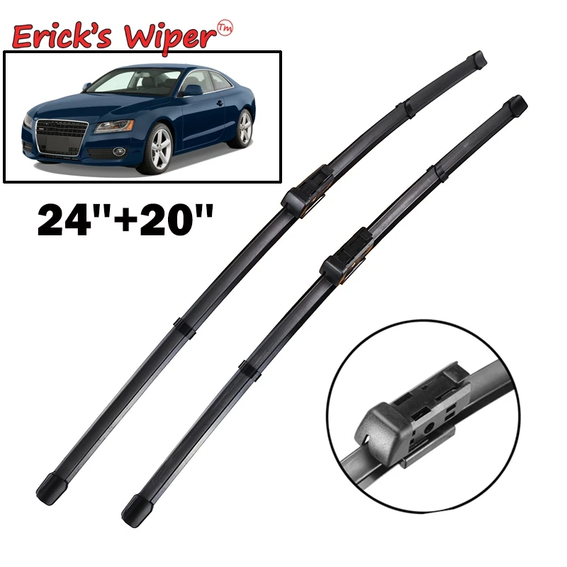 Erick\'s Wiper LHD Front Wiper Blades Set For Audi A5 2008 - 2016 Windshield Windscreen Clean Window Car Rain Brushes 24\