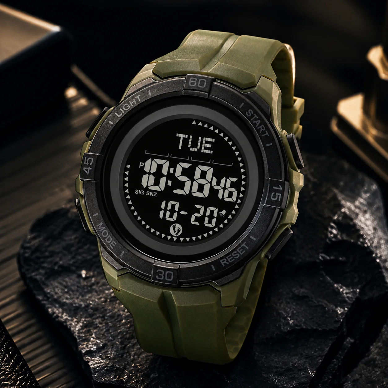 SKMEI Compass Calories Digital Watch 3D Pedometer Sports Wristwatches For Men Women Waterproof Data Storage Electronics Watches