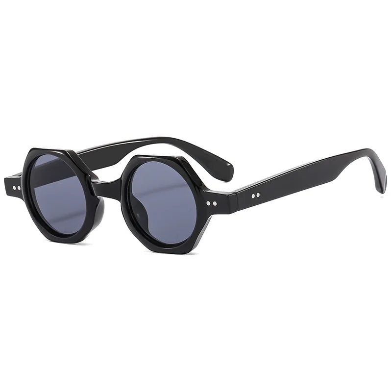 Neue Mode Polygon Quadrat Sonnenbrille Frauen Candy Farbe Runde Linsen Brillen Shades UV400 Männer Sonnenbrille Kühlen Fahren Brillen – Detail 1