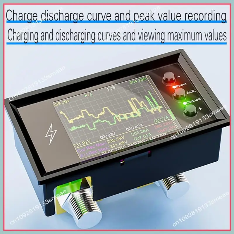 N94R Wifi Tuya Smart Digital DC0-420V 600A/420V Lithium-Batterie Kapazität Erkennung Tester Spannung Coulomb Meter DC display